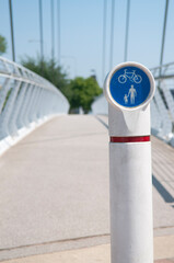 Cycle and pedestrian lane in Suffolk UK
