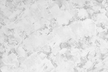 Modern contemporary acrylic background. White texture made with a palette knife. Abstract painting on paper. Mess on the canvas.