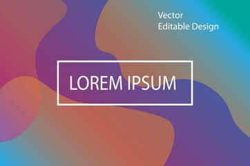 Composition of dynamic shapes. Geometric background. Abstract, Lorem ipsum. VECTOR