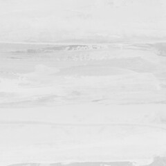 Modern contemporary acrylic background. White texture made with a palette knife. Abstract painting on paper. Mess on the canvas.