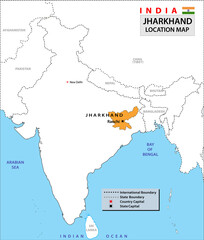 Jharkhand map