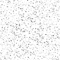 Geometric seamless vector black and white background. Abstract texture. Pattern with black ink splashes and stains