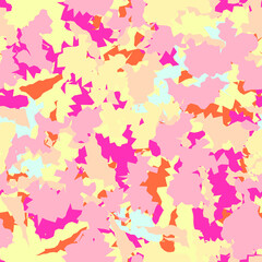 Naklejka na ściany i meble Seamless abstract urban colorful vector pattern in military style