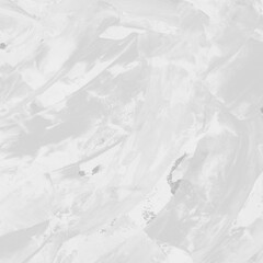 Modern contemporary acrylic background. White texture made with a palette knife. Abstract painting on paper. Mess on the canvas.