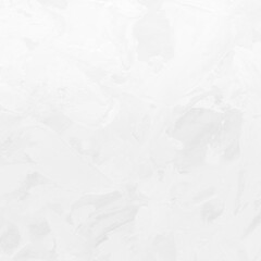 Modern contemporary acrylic background. White texture made with a palette knife. Abstract painting on paper. Mess on the canvas.