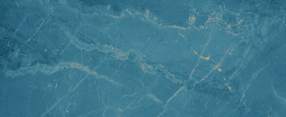 Turquoise blue polished natural stone tiles / terrace slabs / granite marbled marble texture background banner panorama