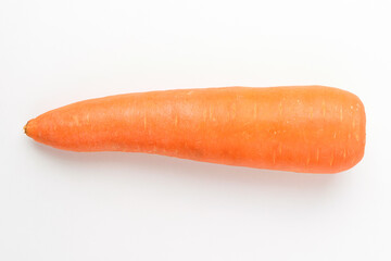 Carrots on a white background