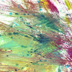 acrylic raster texture different multicolored monotype splashes streacks decoration abstract background 