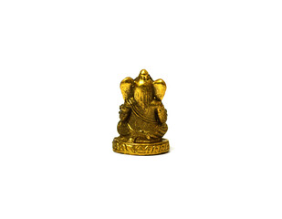 Ganesha Amulet Pendant on white background