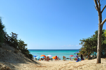 Beautiful Beach in Salento, South Italy