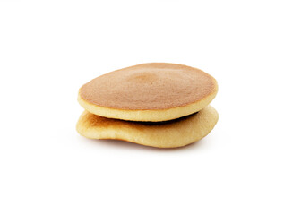 Dorayaki Japan bread on white background