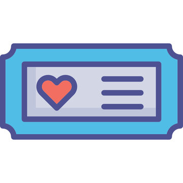 
Ecard Isolated Vector Icon That Can Be Easily Modified Or Edited
