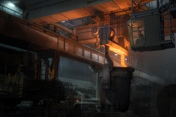 ZHLOBIN, BELARUS. The shop at the factory.