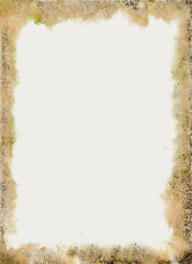 Magic watercolor background hand drawing. Drawing on paper, scanned image.