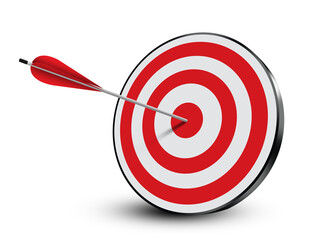 Target with a center arrow