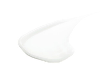 Smear of cosmetic cream isolated on a white background.