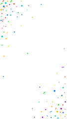 Festive juicy confetti. Celebration stars. Festive