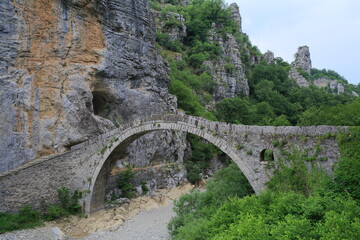 Greece Grevena Zagori Ancient bridge