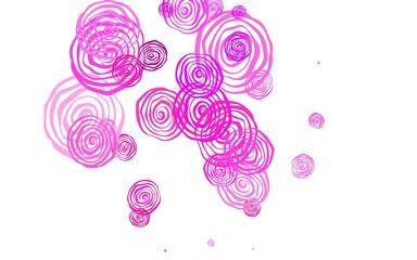 Light Pink vector abstract backdrop with roses.