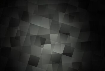 Dark Gray vector template with rhombus.