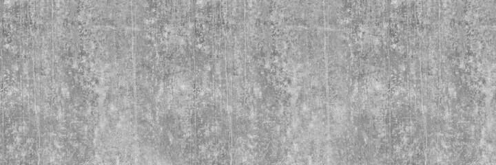 gray weathered concrete wall grunge background texture in wide banner format