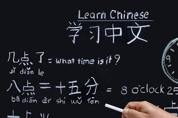 Learning chinese alphabet 