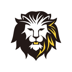 Fototapeta na wymiar Animal lion tiger logo design template vector