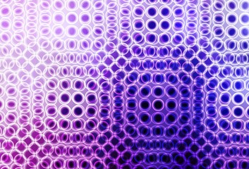 Fototapeta na wymiar Light Purple, Pink vector texture with disks.