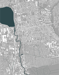 Fototapeta premium map of the city of Izhevsk, Russia