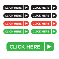 Click here web buttons. Web button click here for website