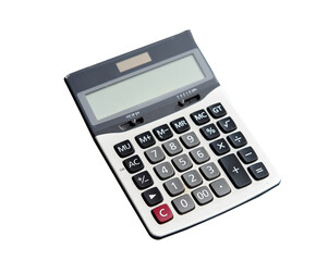 calculator on isolated white background