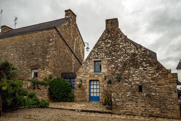 Fototapeta na wymiar old traditional french stone house