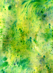 Magic watercolor background hand drawing. Drawing on paper, scanned image.