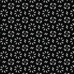 Geometric vector pattern with triangular elements. abstract ornament for wallpapers and backgrounds. Black and white colors. 