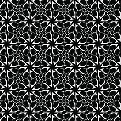 Geometric vector pattern with triangular elements. abstract ornament for wallpapers and backgrounds. Black and white colors. 