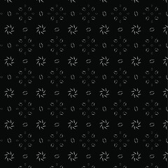 Geometric vector pattern with triangular elements. abstract ornament for wallpapers and backgrounds. Black and white colors. 