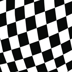 Geometric vector pattern with triangular elements. abstract ornament for wallpapers and backgrounds. Black and white colors.
