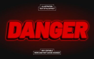 Danger Text Style Effect