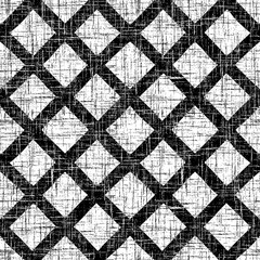 Fototapeta premium Seamless pattern. Grunge lattice. Vector design. 