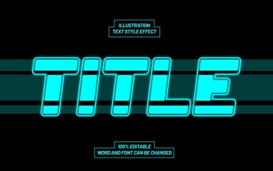Title Text Effect Style Mockup