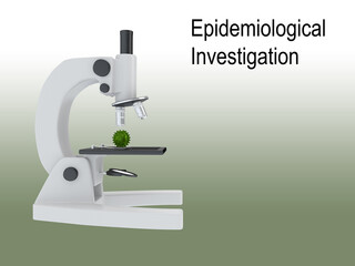 Epidemiological Investigation concept
