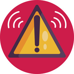 Emergency Icon. Vector Illustration. Alert sign.