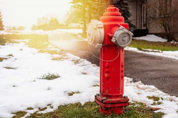 Fire hidrant for emergency fire access