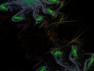 Imaginatory fractal background Image