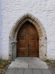 Awesome colorful old door entrance