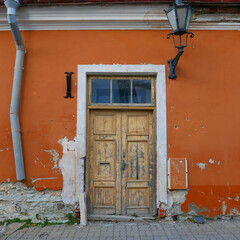 Awesome colorful old door entrance