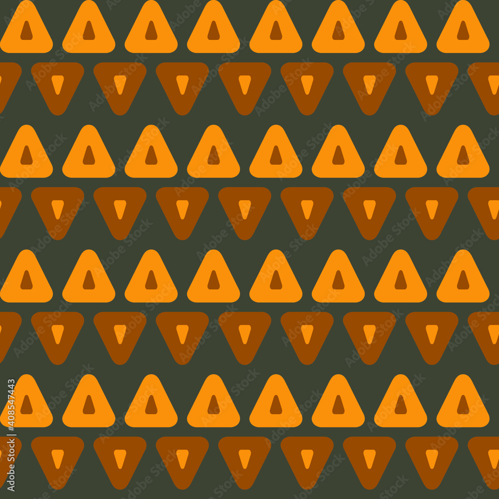 Poster seamless geometric pattern with the image of triangles, geometric shapes. vector design for web bann