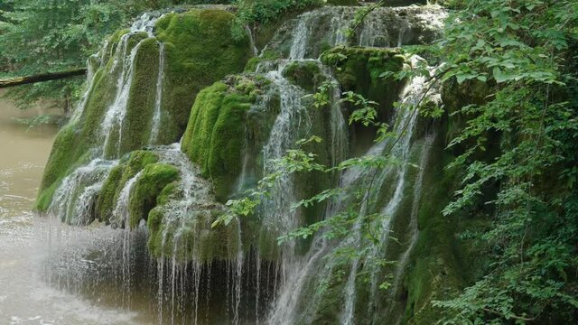 The spectacular Bigar waterfall, one of the most beautiful in the world