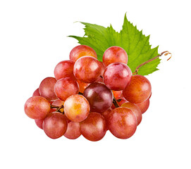 Grape isolated on white background with clipping path