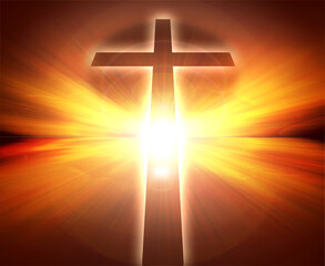  glowing cross